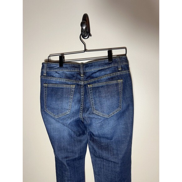 Boston Proper Distressed Studded Jeans Size 10 Embellished Excellent Condition - Picture 12 of 14